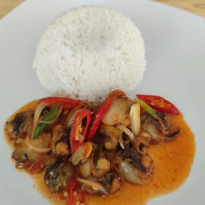 Paket Nasi Daging Kerang